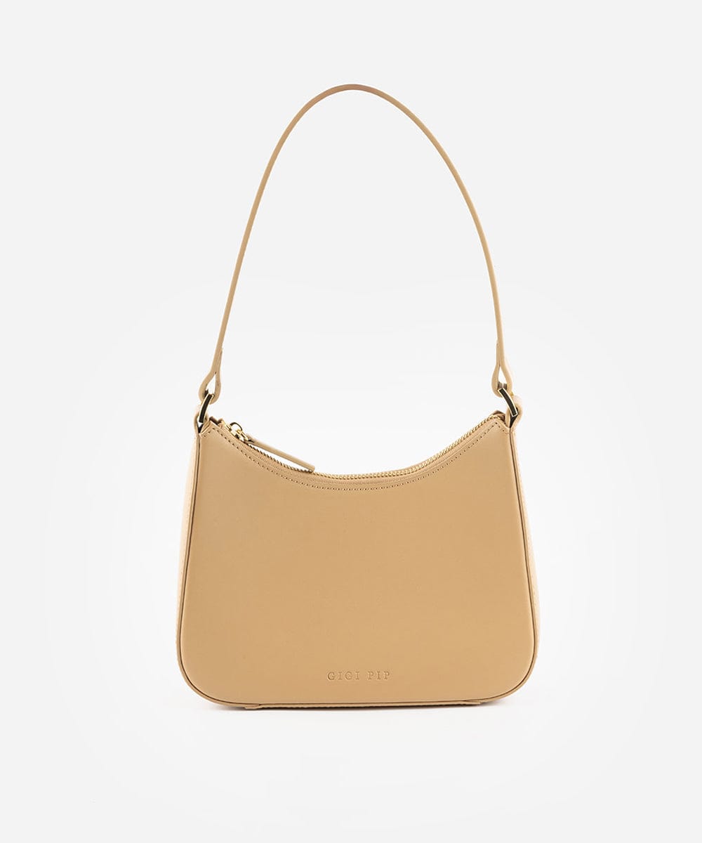 Lyra Classic Genuine Leather Handbag - GIGI PIP #color_tan
