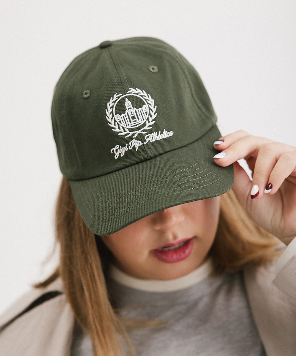 Gigi Crest Ball Cap - GIGI PIP #color_dark green
