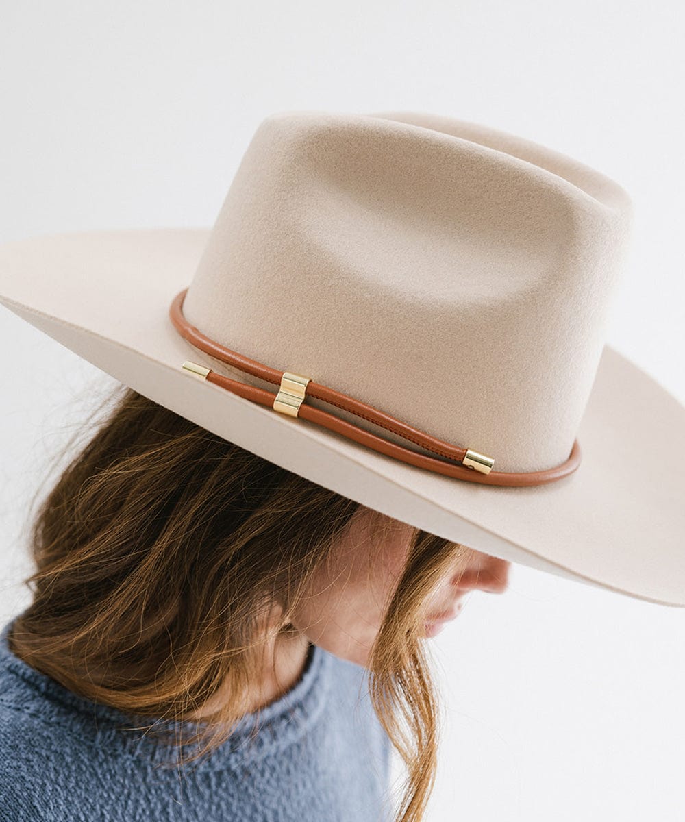 Vegan Leather Wrap Band - GIGI PIP #color_cognac