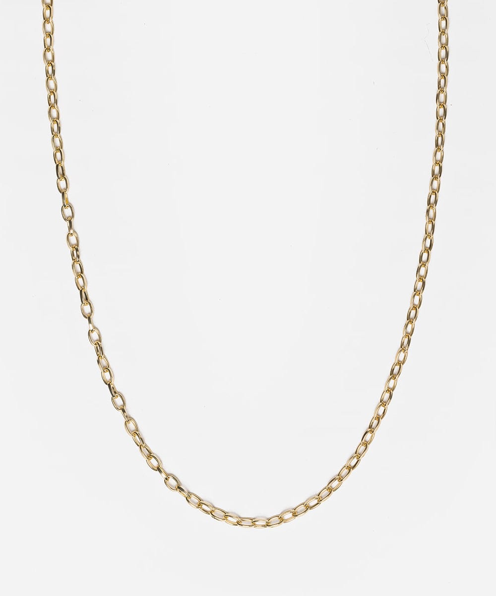 A gold chain hat band on a white background #color_gold