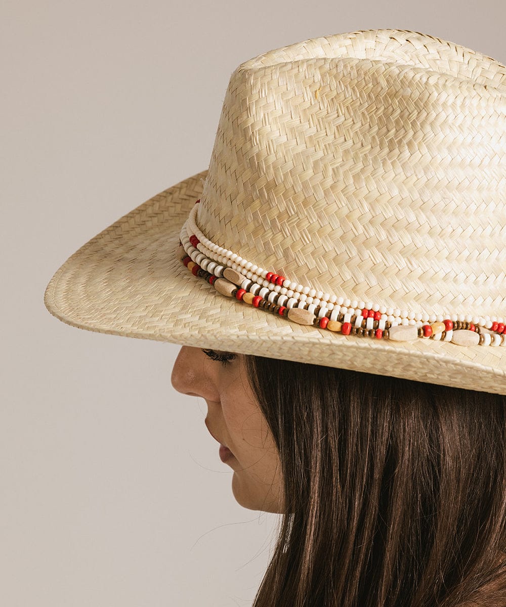 Layered Beaded Hat Band - GIGI PIP