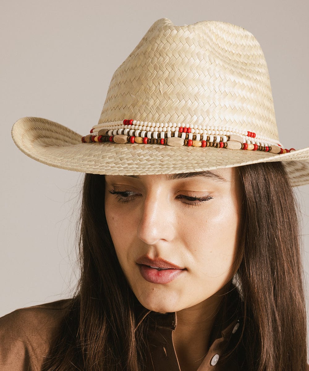 Layered Beaded Hat Band - GIGI PIP