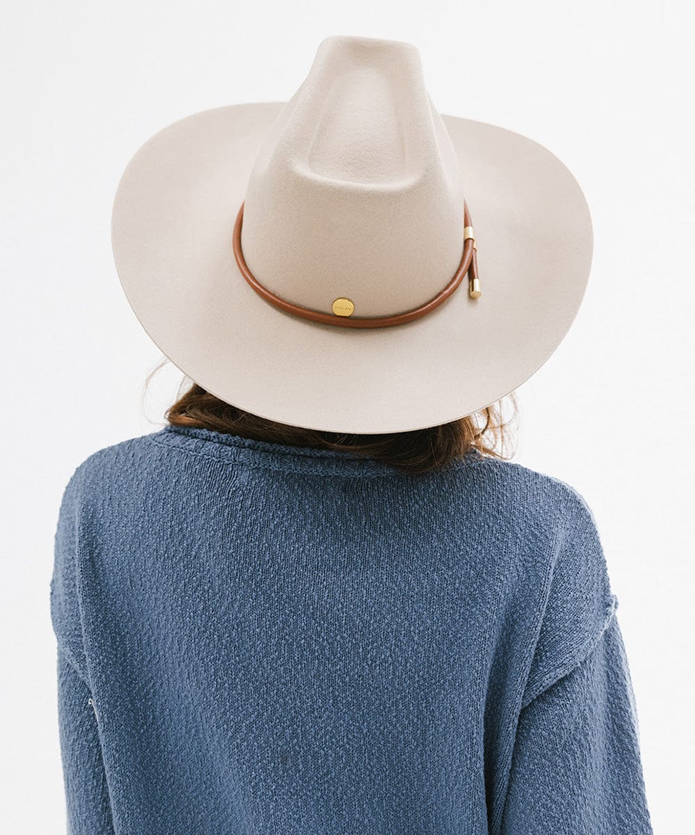 Vegan Leather Wrap Band - GIGI PIP #color_cognac