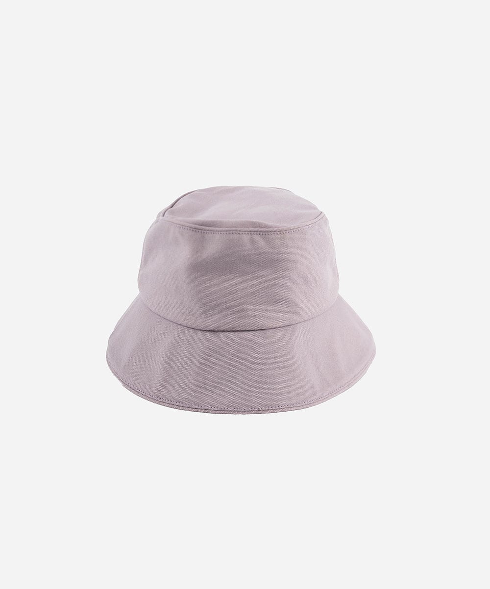 A lavender packable bucket hat displayed on a plain background #color_lavender