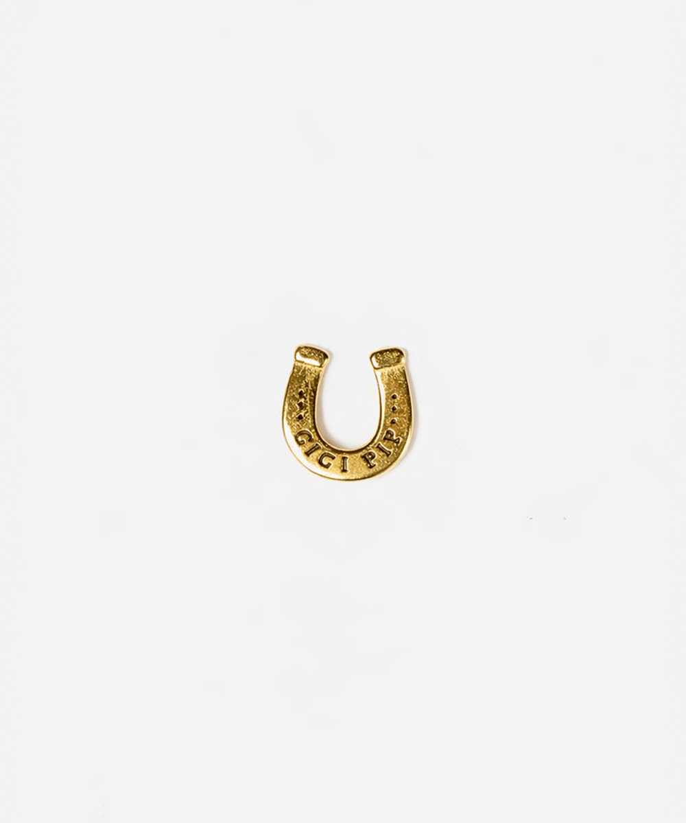 Gold gold-shaped hat pin on a white background #color_gold