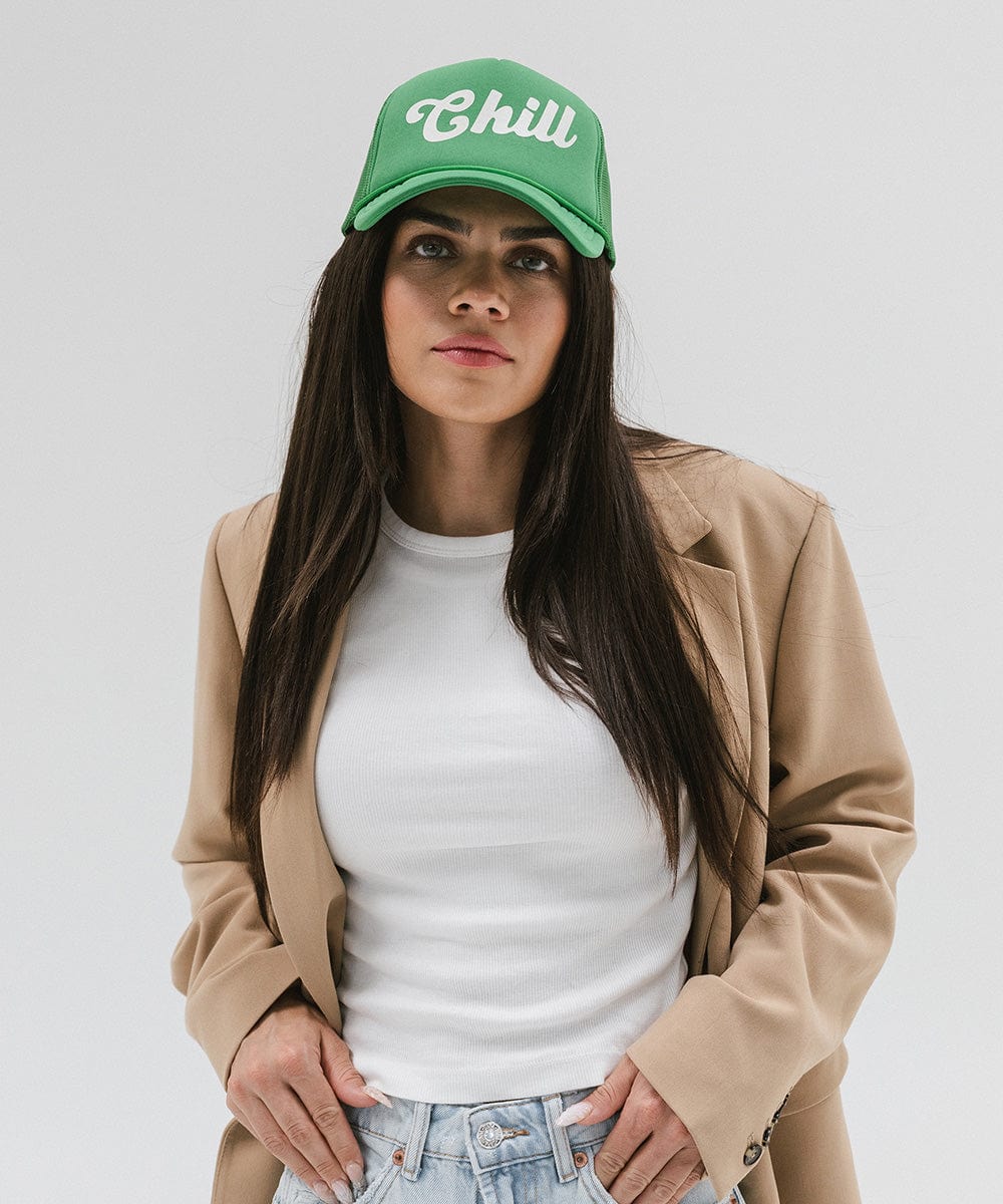 Chill Foam Trucker Hat - GIGI PIP #color_vintage green