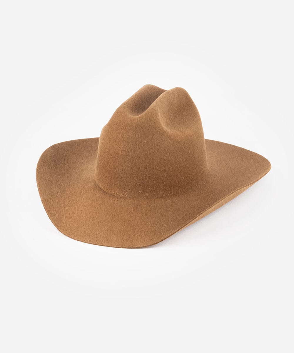 Brown cowboy hat on a white background #color_caramel