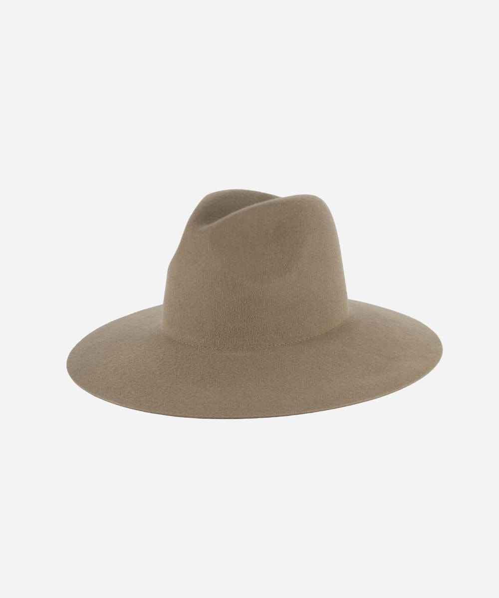 A sage colored wide brim hat on a plain background #color_sage