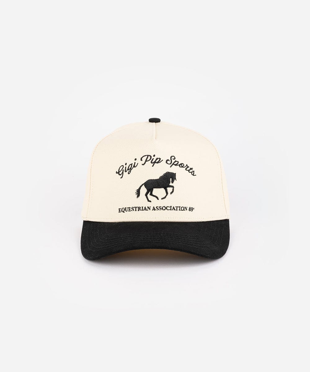 Gigi Sports Vintage Trucker - GIGI PIP #color_cream - black