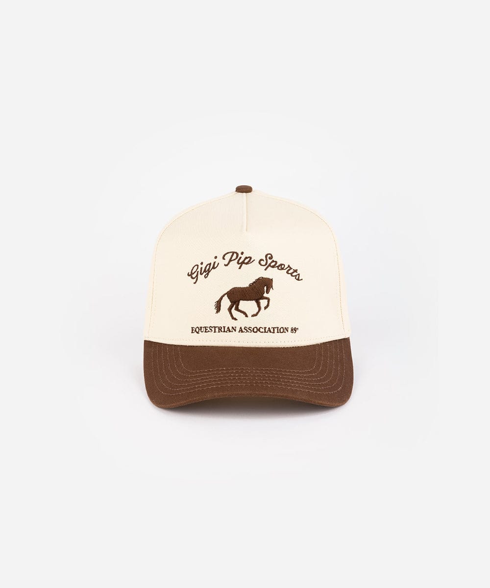 Gigi Sports Vintage Trucker - GIGI PIP #color_cream - chocolate brown