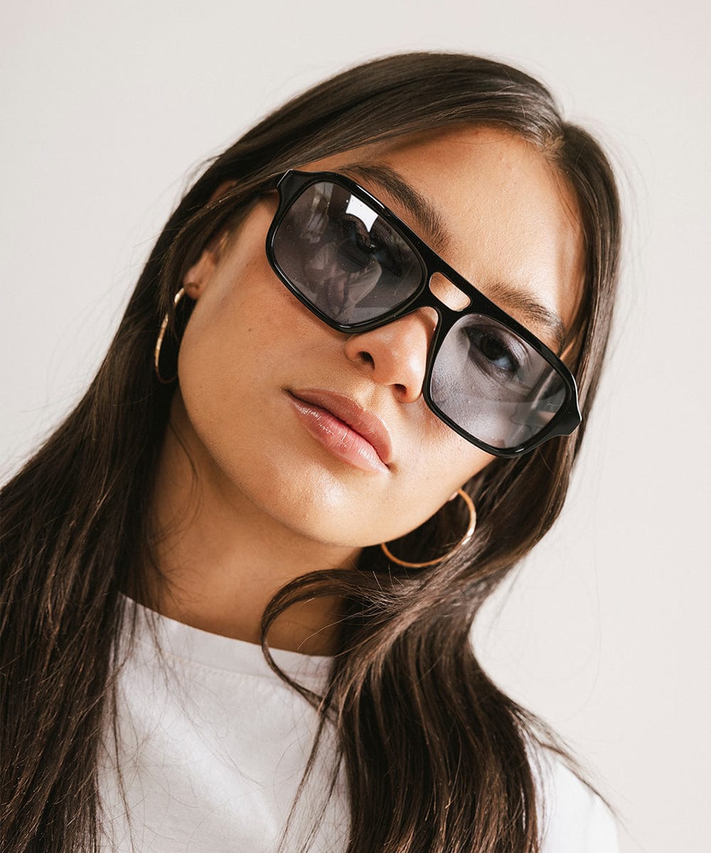Beau Aviator Sunglasses - GIGI PIP #color_black