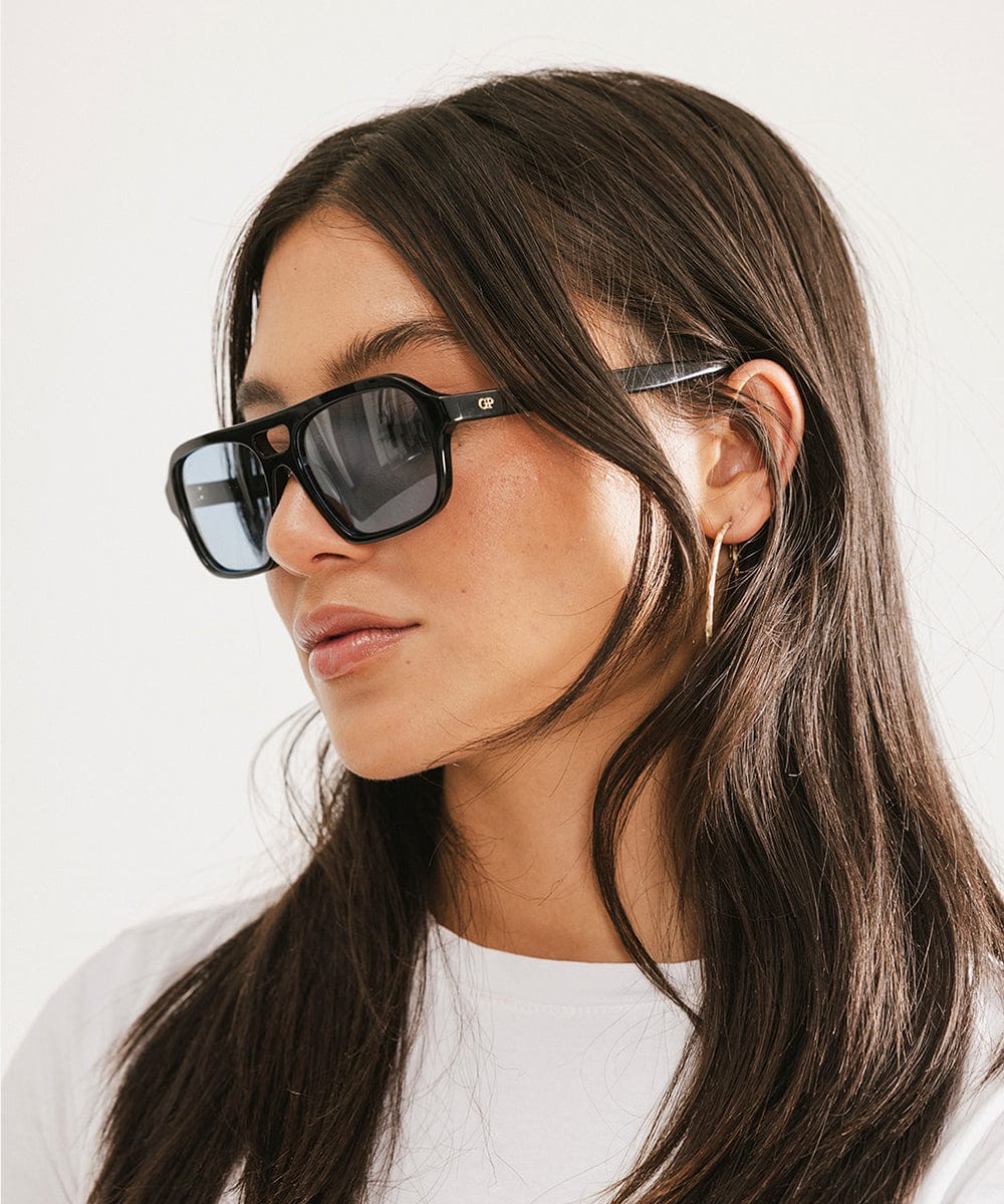 Beau Aviator Sunglasses - GIGI PIP #color_black