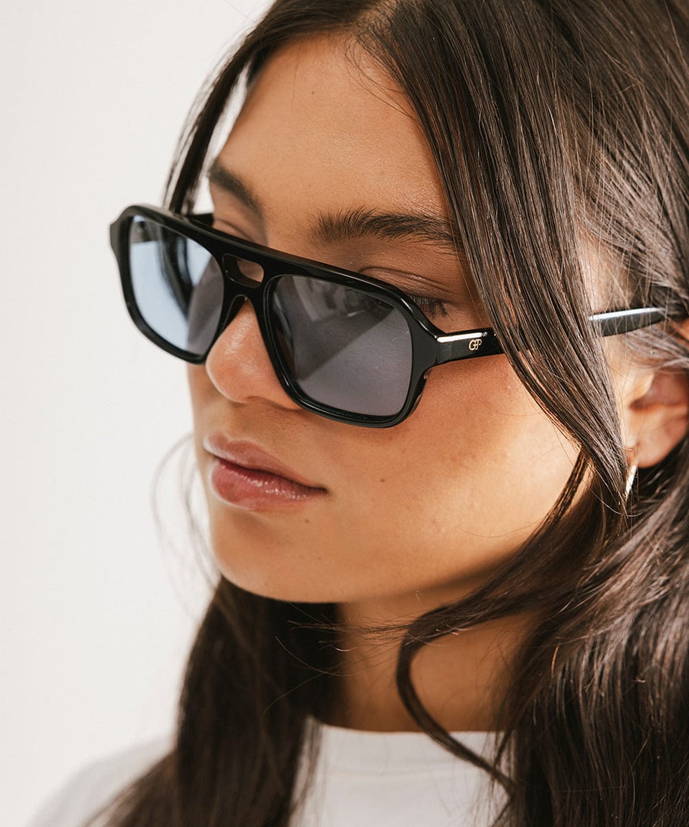 Beau Aviator Sunglasses - GIGI PIP #color_black