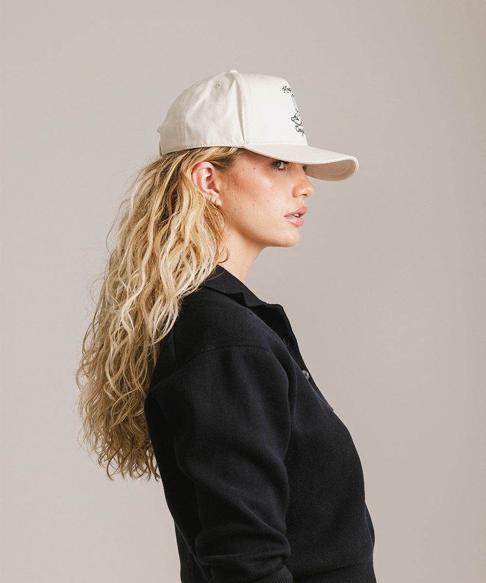 Keep It Up Cowgirl Canvas Trucker - GIGI PIP #color_cream