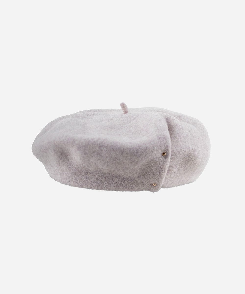 A taupe beret on a white background #color_taupe