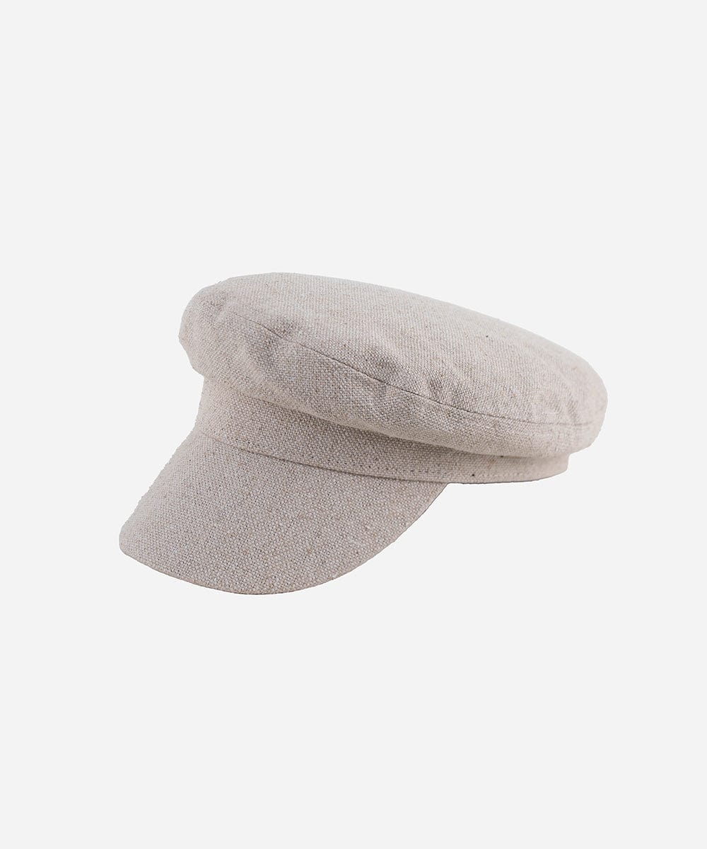 A linen colored cap on a white background  #color_linen