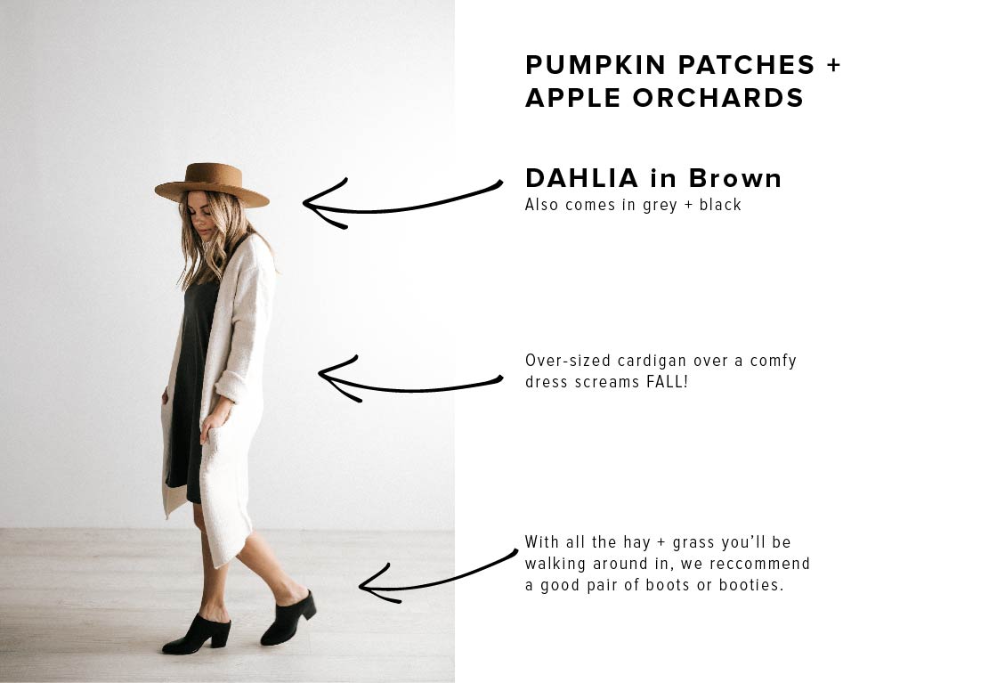 Dahlia in brown a guide to wearing fall hats