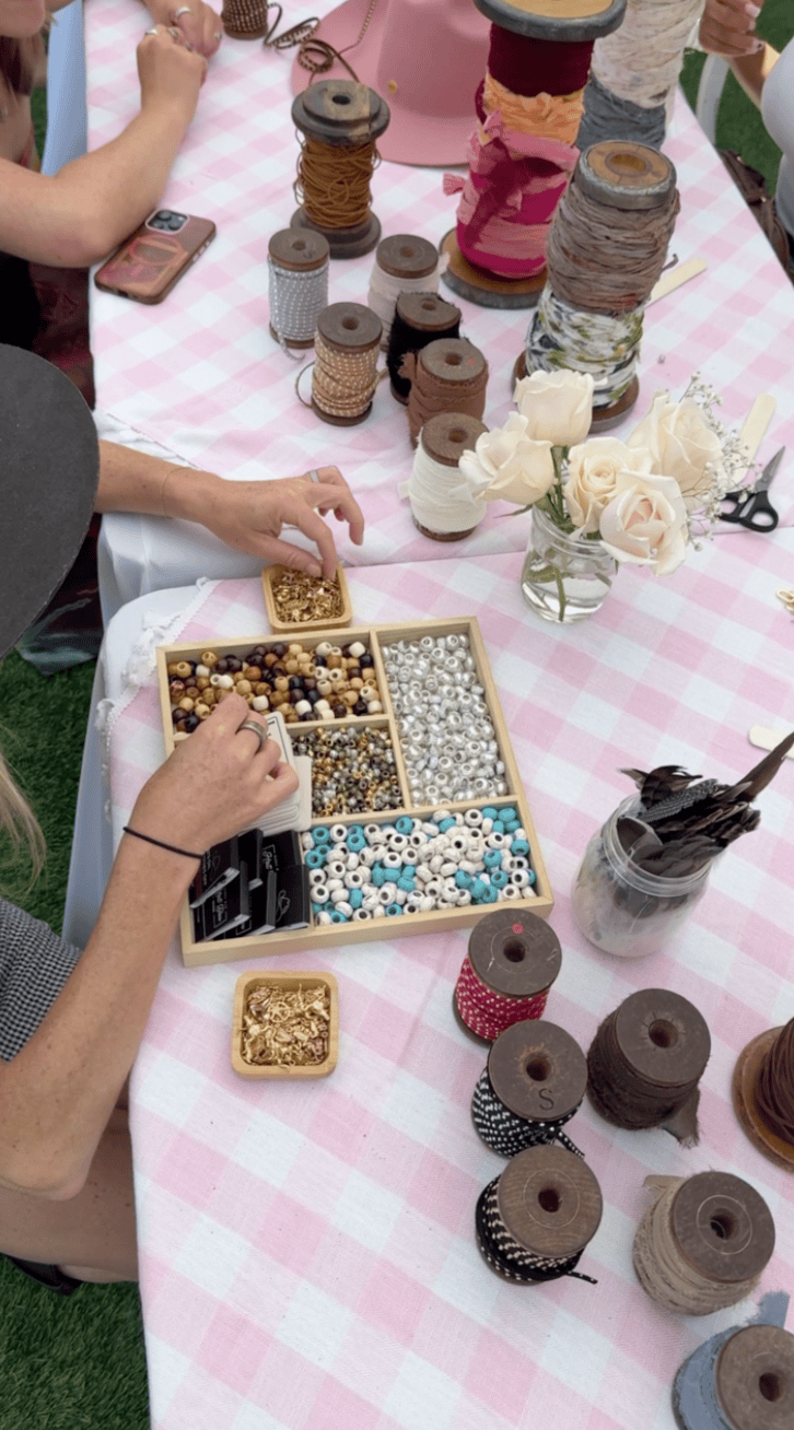 Memorable Custom Hat Bar Event for Coastal Cowgirl Birthday Party in Malibu