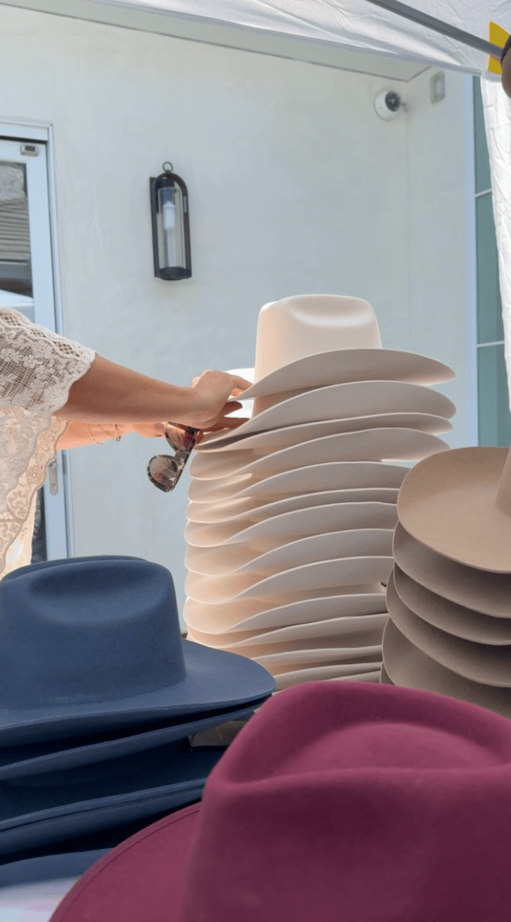 Memorable Custom Hat Bar Event for Coastal Cowgirl Birthday Party in Malibu