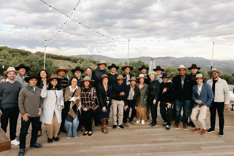 Custom Hat Bar Event for Plaid's Corporate Offsite at Blue Sky Lodge