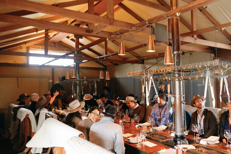 Custom Hat Bar Event for Plaid's Corporate Offsite at Blue Sky Lodge