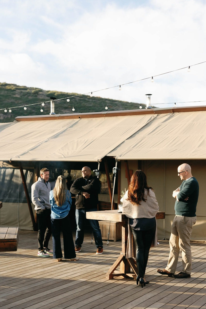 Custom Hat Bar Event for Plaid's Corporate Offsite at Blue Sky Lodge