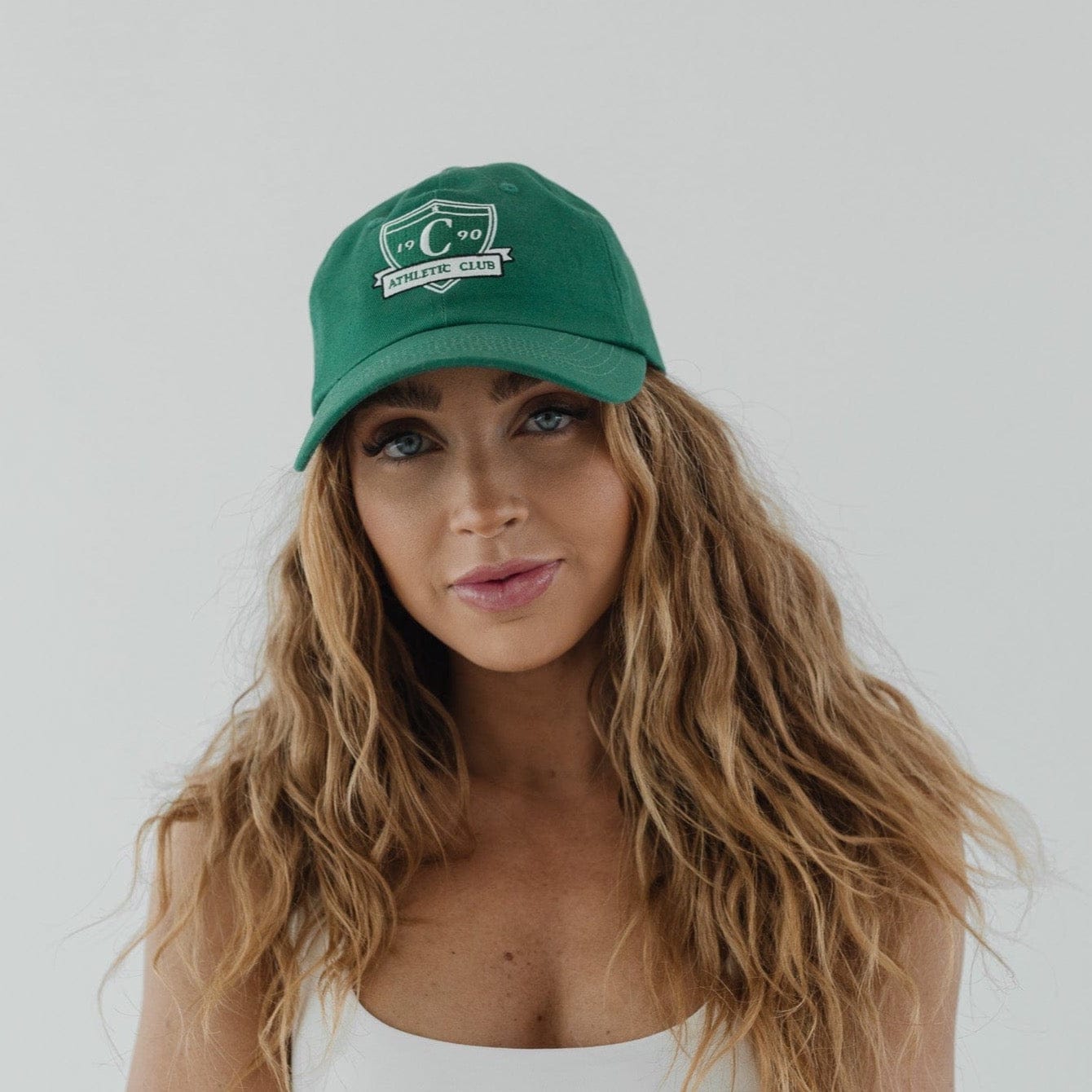 Gigi Pip ball caps for women - Cara Loren Ball Cap - classic ball cap with a curved brim, embroidered lettering,100% cotton twill, adjustable strap on the back [cream]