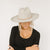 Gigi Pip hat bands + trims for women's hats - Cara Loren Bolo Band - 100% genuine vegan leather adjustable rope band featuring gold metal hardware [brown]