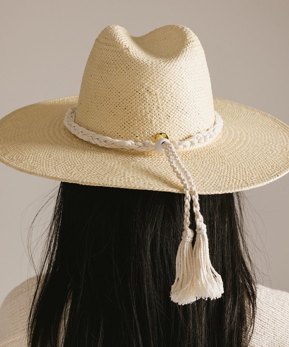 Bands Braided Rope Hat Band Natural White