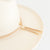 Gigi Pip hat bands + trims for women's hats - Cara Loren Bolo Band - 100% genuine vegan leather adjustable rope band featuring gold metal hardware [brown]
