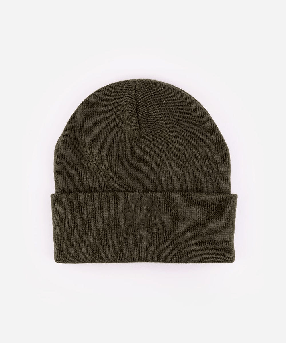 Green beanie on a white background #color_dark green