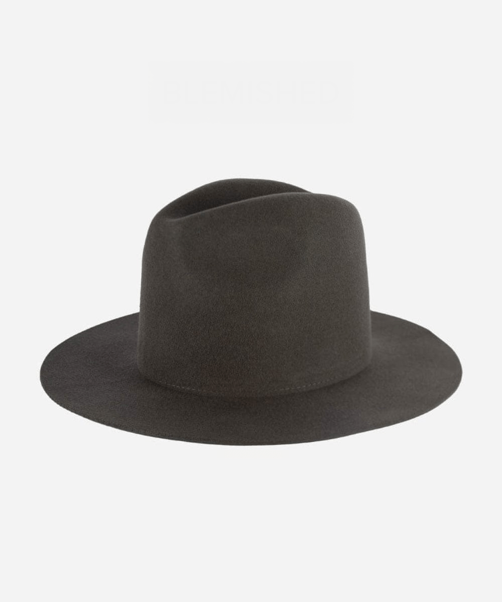 Billie Tall Fedora Dark Grey BLEMISHED