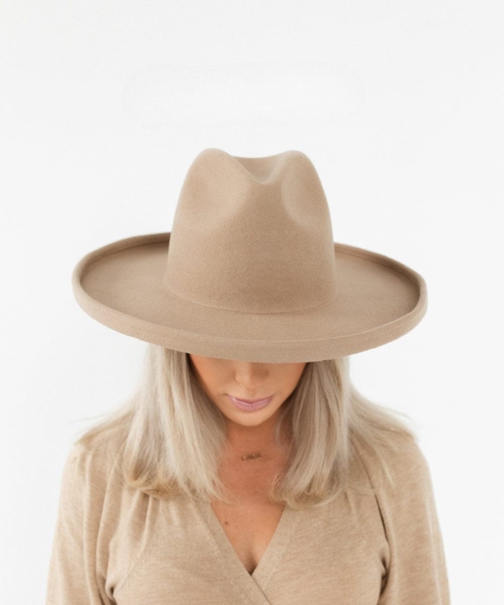 Cara Loren Pencil Brim Hat BLEMISHED