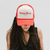 Gigi Pip trucker hats for women - Vintage Goods Foam Trucker Hat - 100% polyester foam + mesh trucker hat with a curved brim featuring the words "vintage goods" in a contrasting color as a design across the front panel [black]