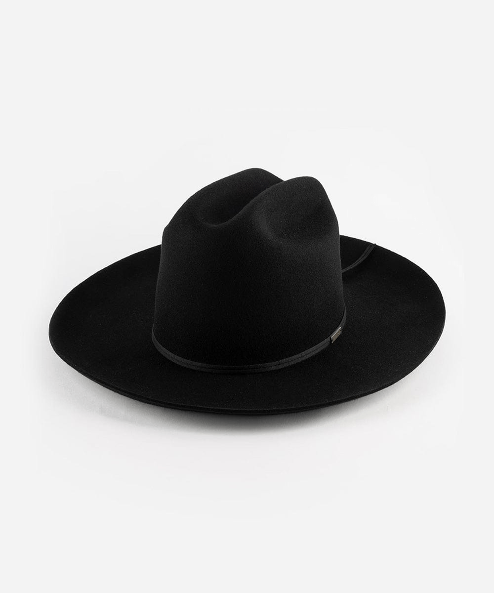 Ezra Western Hat - Black BLEMISHED - GIGI PIP