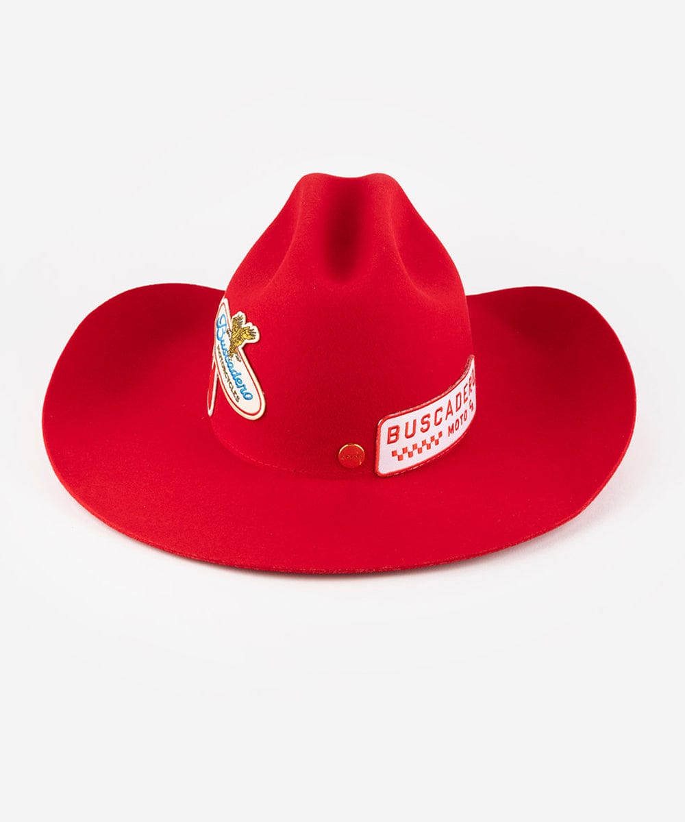 Gigi Pip x Buscadero Cowboy Hat Red Limited Edition