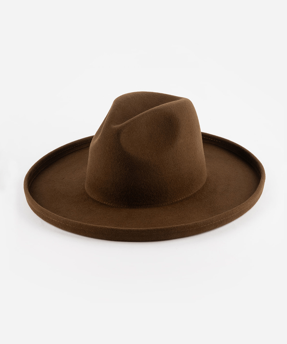 Maude Pencil Brim Fedora - Chocolate BLEMISHED - GIGI PIP