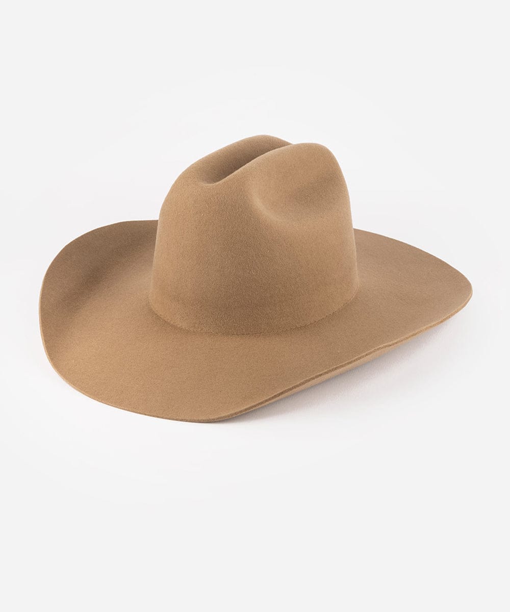 Brown cowboy hat on a white background #color_brown