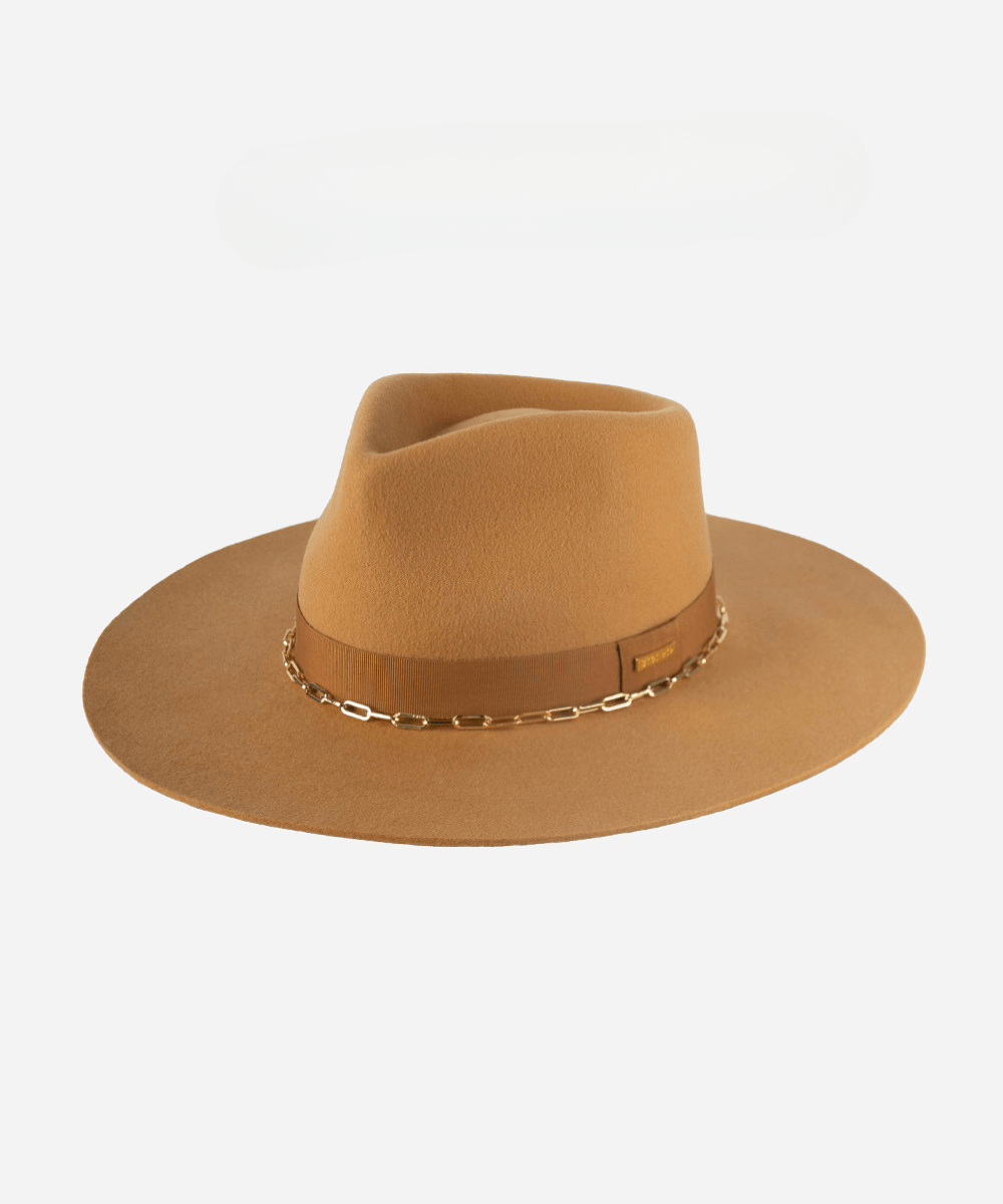 Raine Wide Brim Fedora - Honeycomb BLEMISHED - GIGI PIP