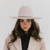 Gigi Pip felt hats for women - Ezra Western - classic cattleman crown with a stiff, upturned brim and features a removable tonal grosgrain band [black]