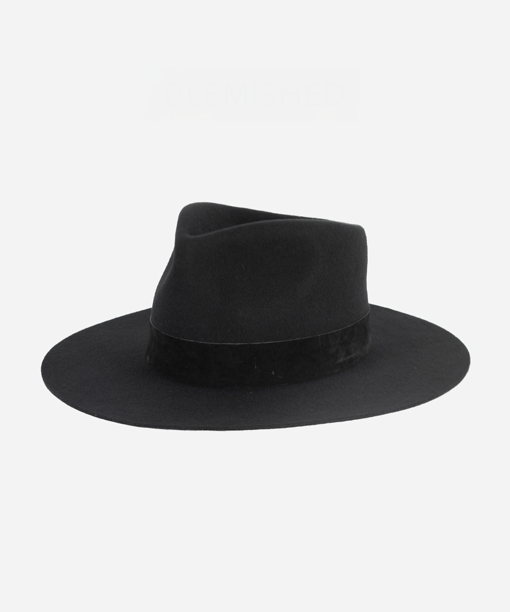 Miller Fedora - Black BLEMISHED - GIGI PIP