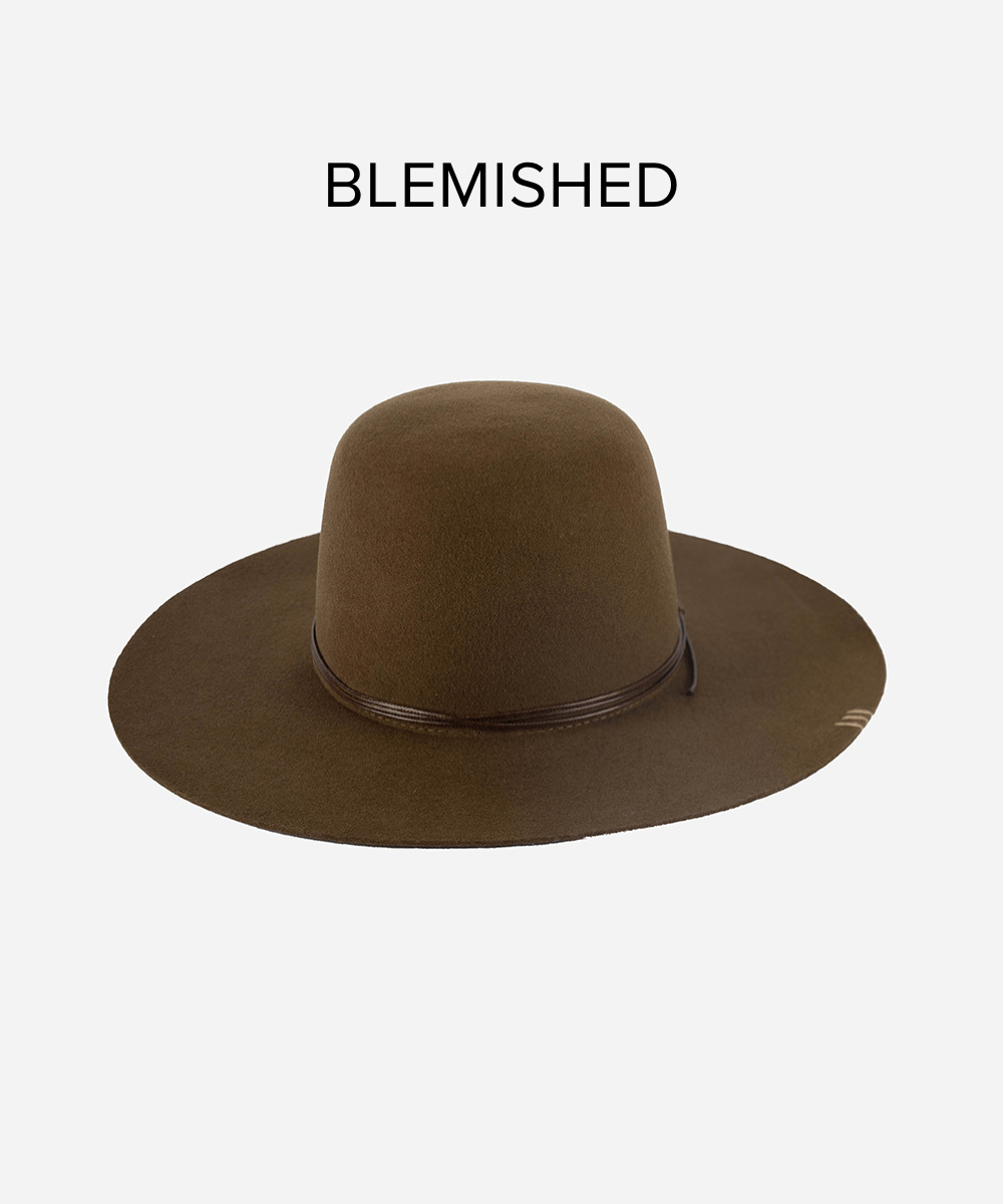 Felt Hats Rue Open Crown - Olive BLEMISHED Olive / XS 55