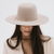 Gigi Pip felt hats for women - Rue Open Crown - classic open crown with a structured semi-wide brim [olive]