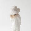 Gigi Pip bucket hats for kids - Rhode Kids Bucket Hat - 100% cotton adjustable bucket hat for kids featuring a removable chin strap [latte]