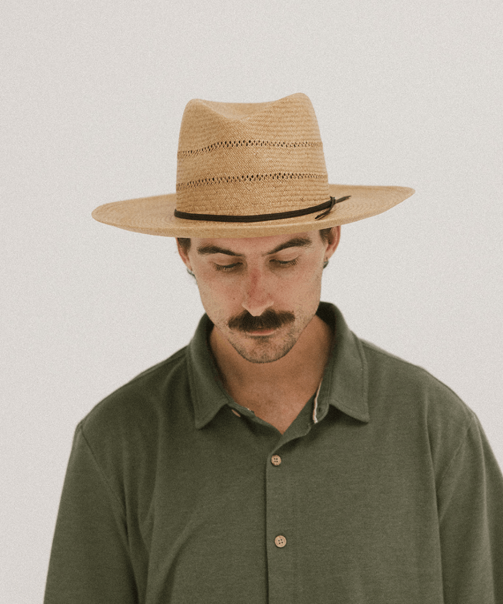 ASHEVILLE WIDE BRIM STRAW HAT