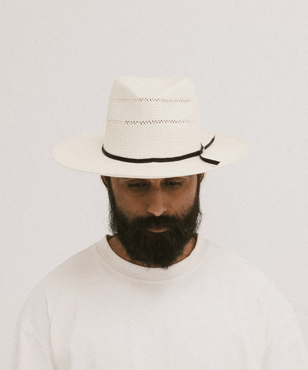 ASHEVILLE WIDE BRIM STRAW HAT