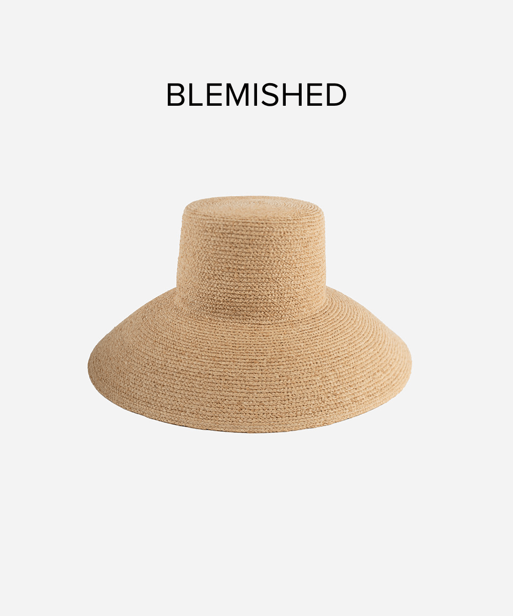 Straw Hat Jolie Packable Straw Bucket Hat - BLEMISHED Natural / XS 55