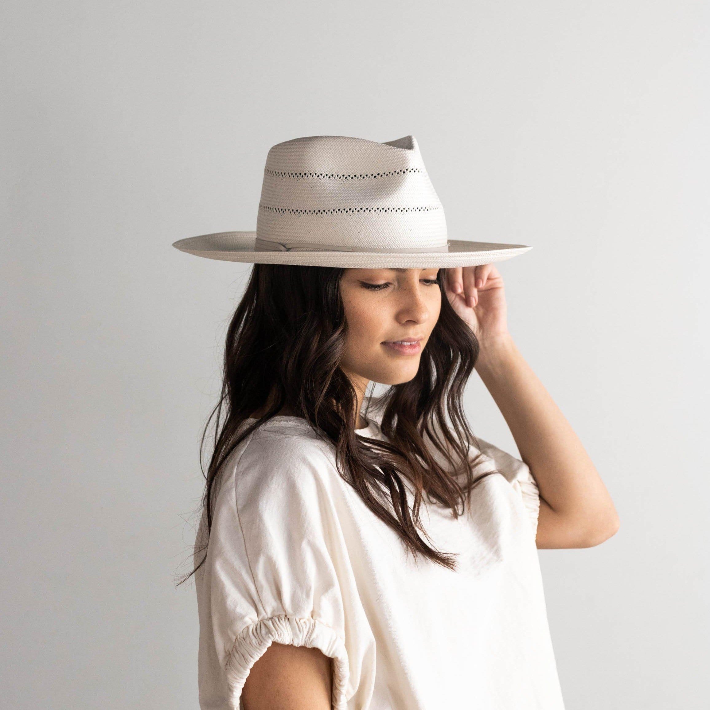 Arlo Rancher Fedora Straw Hat - GIGI PIP #color_cream