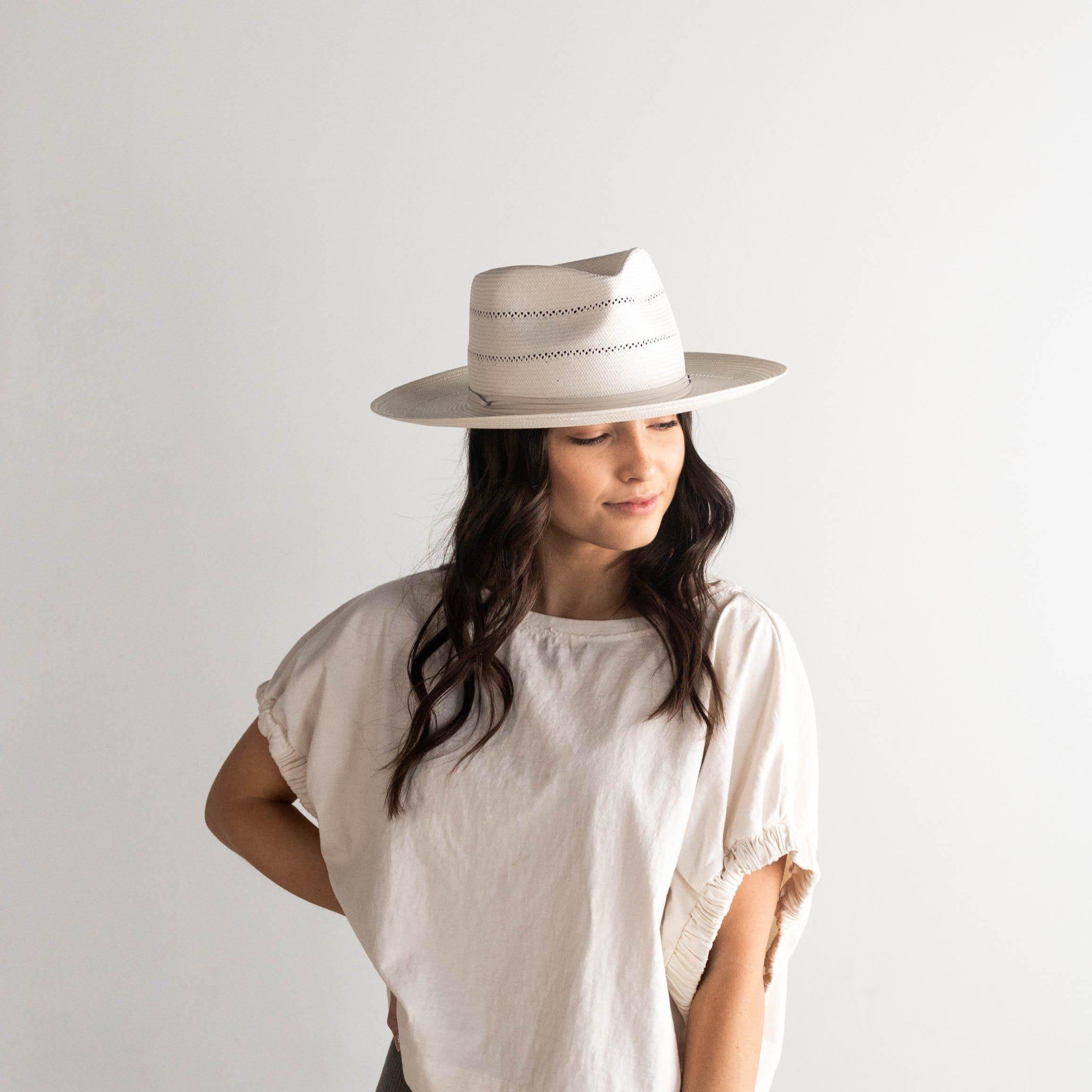 Arlo Rancher Fedora Straw Hat - GIGI PIP #color_cream