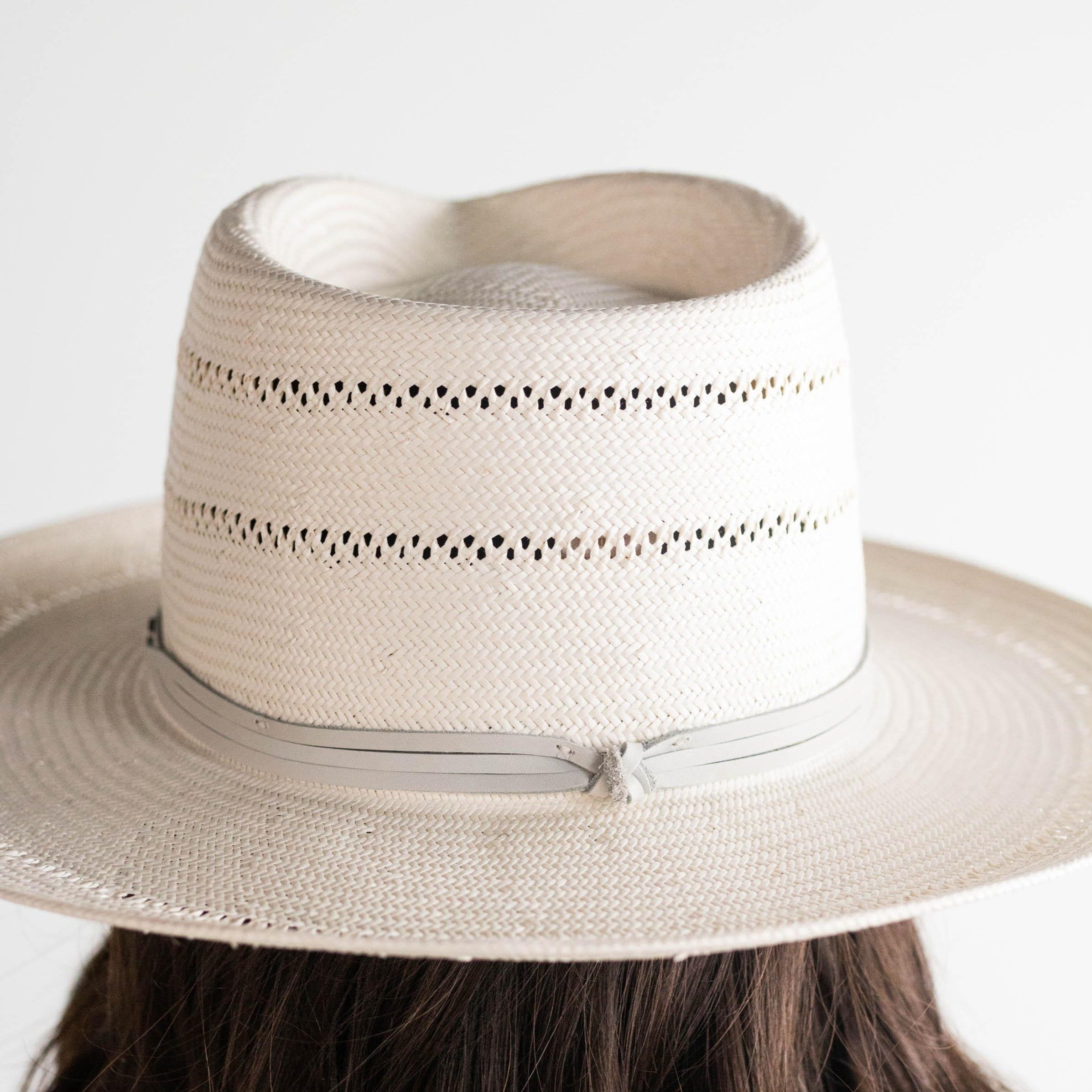 Arlo Rancher Fedora Straw Hat - GIGI PIP #color_grey